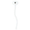 Hipster Cats White Plastic 7" Stir Stick - Oval - Single Stick