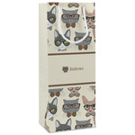 Hipster Cats Wine Gift Bags - Gloss (Personalized)