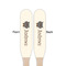 Hipster Cats Wooden Food Pick - Paddle - Double Sided - Front & Back