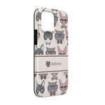 Hipster Cats iPhone Case - Rubber Lined - iPhone 13 Pro (Personalized)