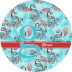 Peacock Multipurpose Round Labels - 2" (Personalized)