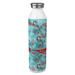 Peacock 20oz Stainless Steel Water Bottle - Full Print (Personalized)