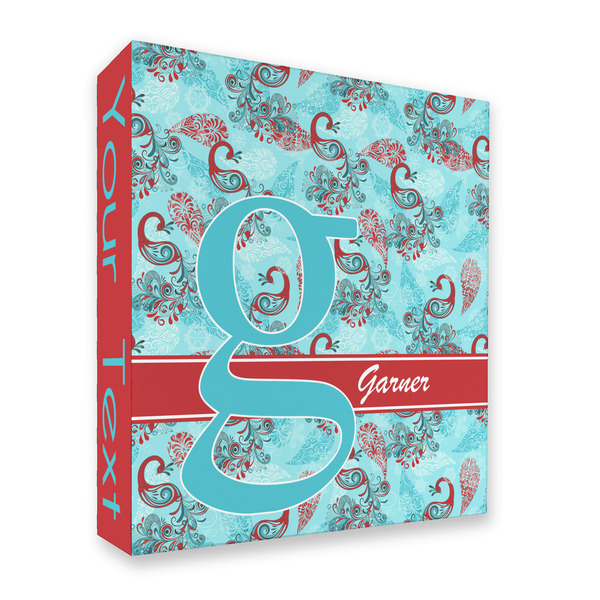 Custom Peacock 3 Ring Binder - Full Wrap - 2" (Personalized)