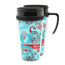 Peacock Acrylic Travel Mug (Personalized)