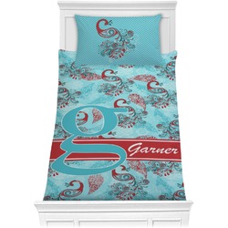 Peacock Comforter Set - Twin XL (Personalized)