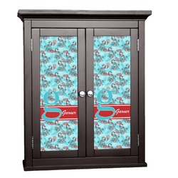 Peacock Cabinet Decal - Medium (Personalized)