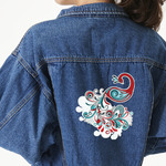 Peacock Large Custom Shape Patch - 2XL