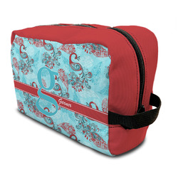 Peacock Toiletry Bag / Dopp Kit (Personalized)