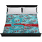 Peacock Duvet Cover - King - On Bed - No Prop