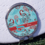 Peacock Golf Ball Marker - Hat Clip