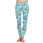 Peacock Ladies Leggings - Large