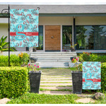 Peacock Large Garden Flag - Single Sided (Personalized)