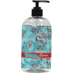 Peacock Plastic Soap / Lotion Dispenser (Personalized)