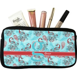 Peacock Makeup / Cosmetic Bag - Small (Personalized)