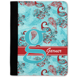 Peacock Notebook Padfolio - Medium w/ Name and Initial