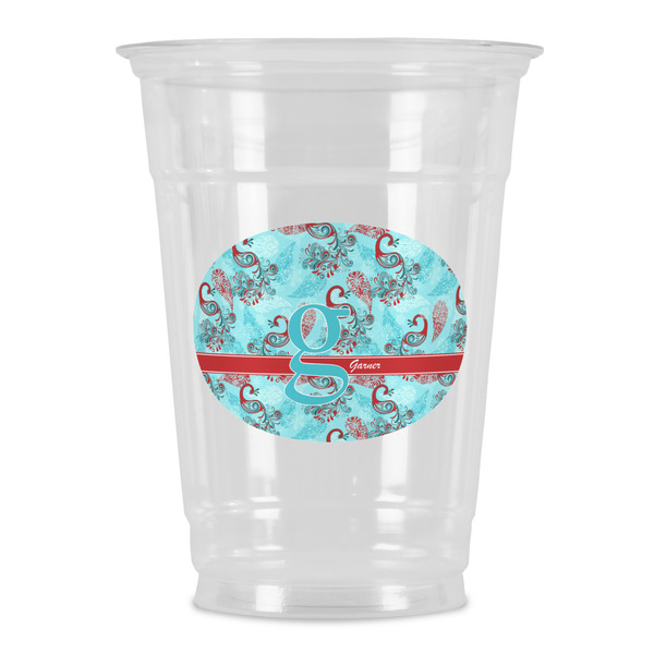 Custom Peacock Party Cups - 16oz (Personalized)