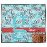 Peacock Outdoor Picnic Blanket (Personalized)