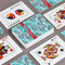 Peacock Playing Cards - Front & Back View