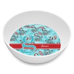 Peacock Melamine Bowl - 8 oz (Personalized)