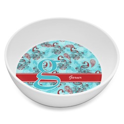 Peacock Melamine Bowl - 8 oz (Personalized)