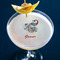 Peacock Printed Drink Topper - Large - In Context