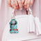 Peacock Sanitizer Holder Keychain - Small (LIFESTYLE)