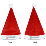 Peacock Santa Hat - Front & Back (Personalized)