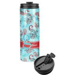 Peacock Stainless Steel Skinny Tumbler (Personalized)