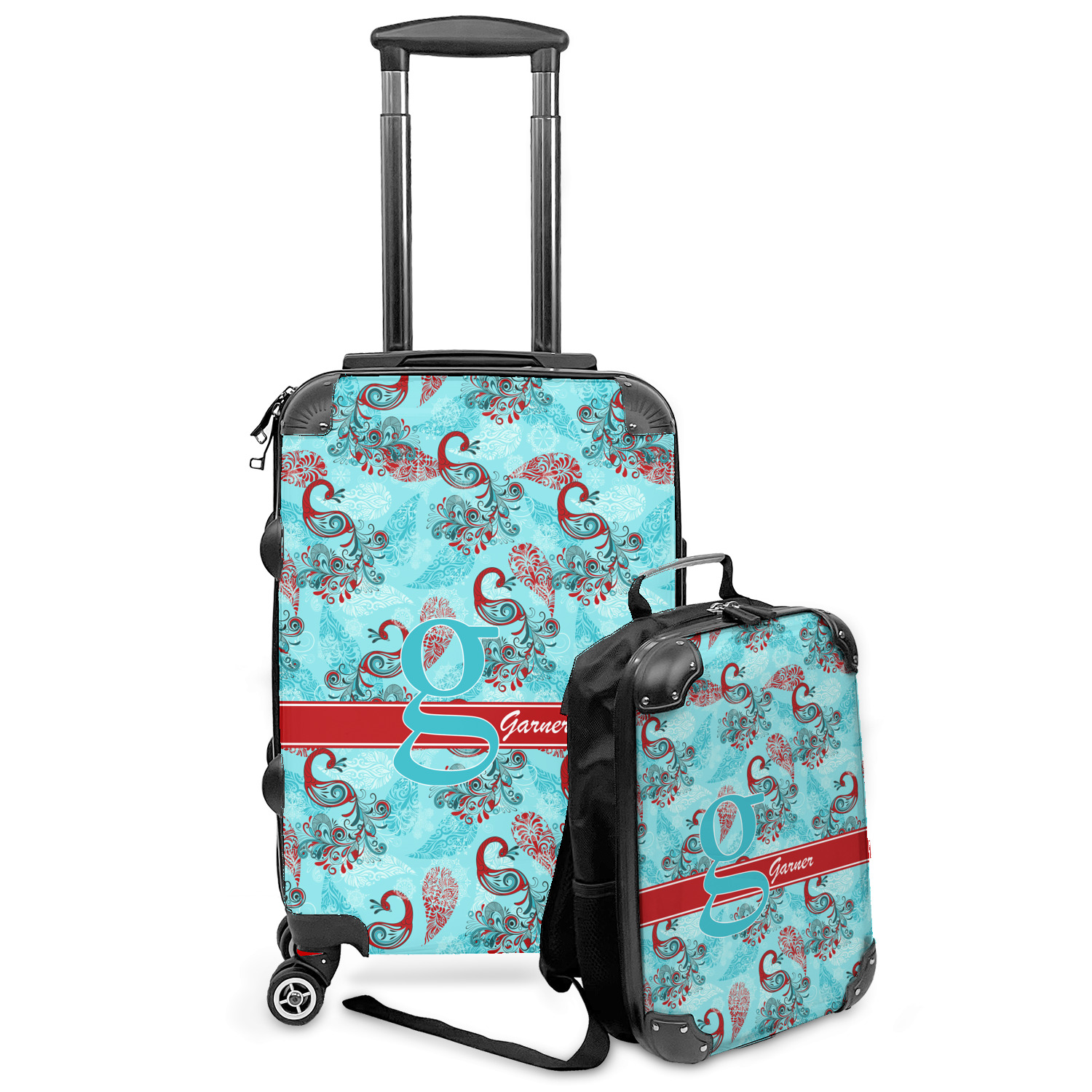 Peacock luggage set online