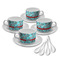 Peacock Tea Cup - Set of 4