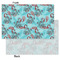 Peacock Tissue Paper - Lightweight - Small - Front & Back