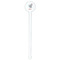 Peacock White Plastic 7" Stir Stick - Round - Single Stick