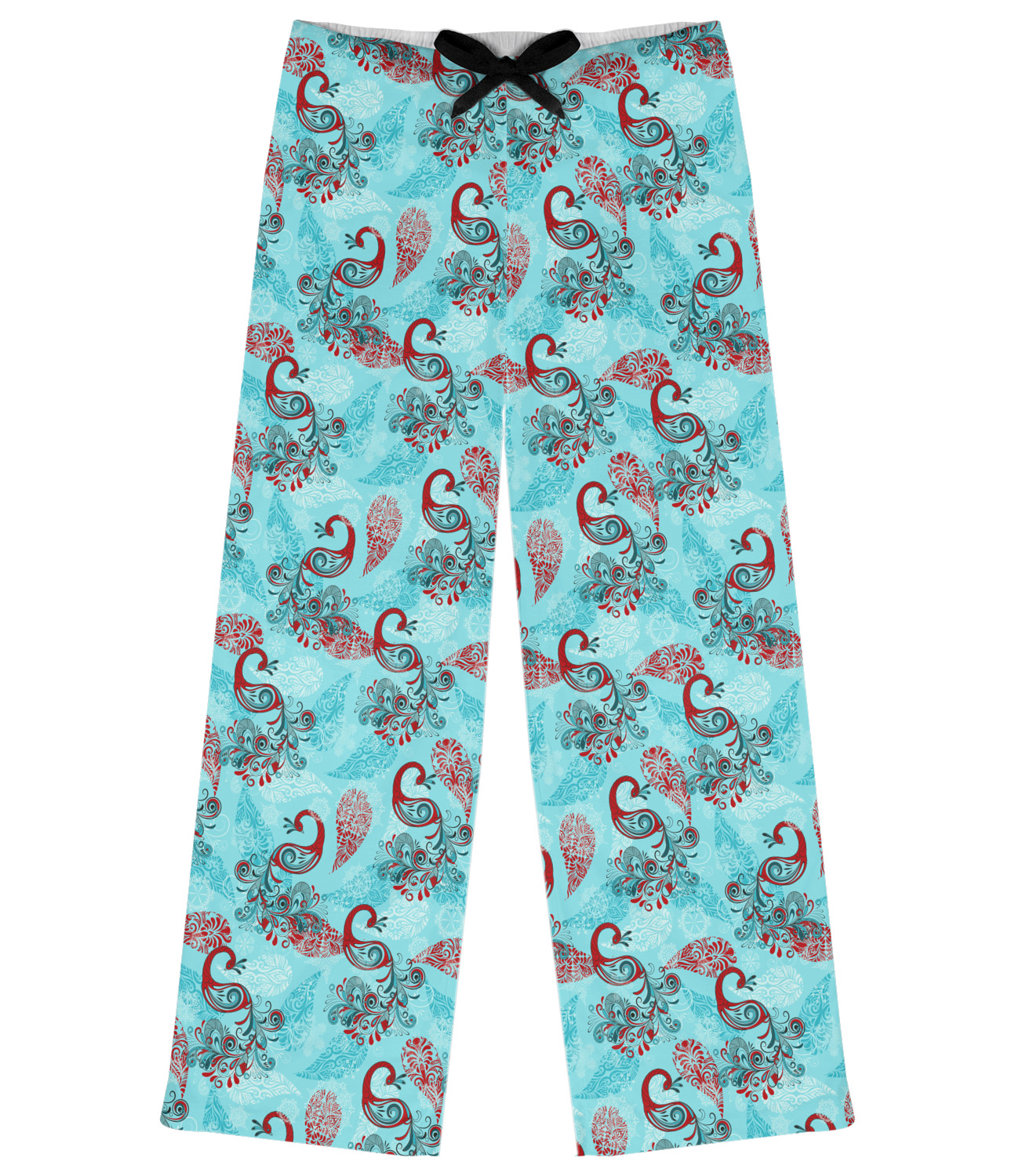 Peacock Womens Pajama Pants - M (Personalized) - YouCustomizeIt