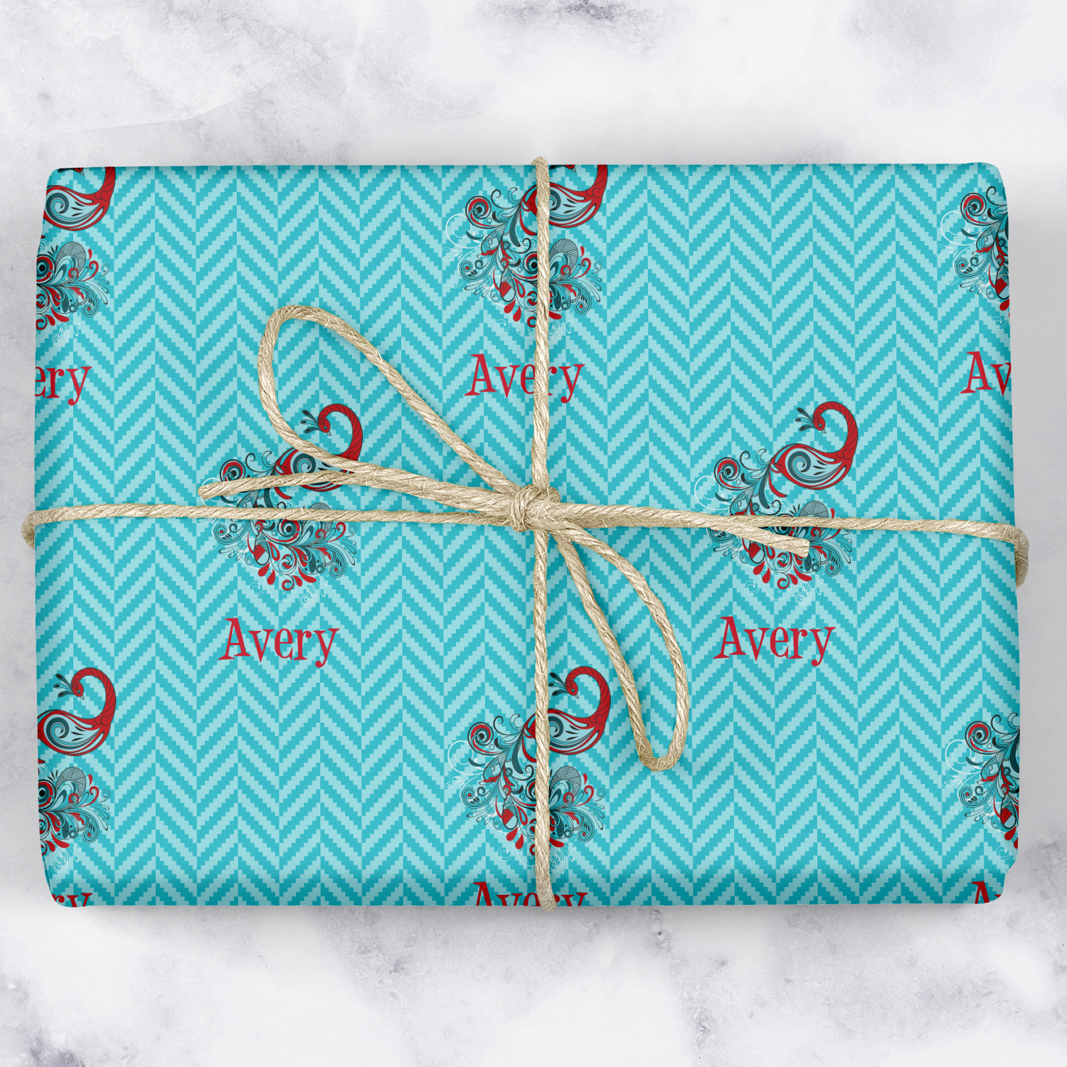 Peacock wrapping deals paper