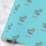 Peacock Wrapping Paper Roll - Large (Personalized)