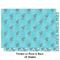 Peacock Wrapping Paper Sheet - Double Sided - Front