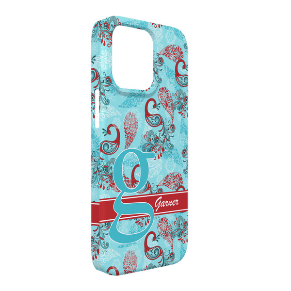 Custom Peacock iPhone Case - Plastic - iPhone 13 Pro Max (Personalized)