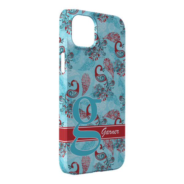 Custom Peacock iPhone Case - Plastic - iPhone 14 Pro Max (Personalized)