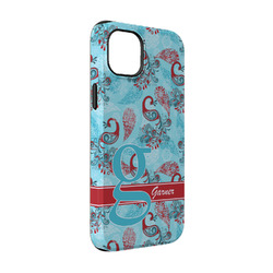 Peacock iPhone Case - Rubber Lined - iPhone 14 Pro (Personalized)