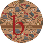 Vintage Hipster Multipurpose Round Labels - 1" (Personalized)