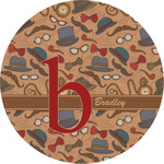 Vintage Hipster Multipurpose Round Labels - 2" (Personalized)