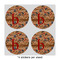 Vintage Hipster 4" Multipurpose Round Labels - Sheet