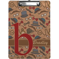 Vintage Hipster Clipboard (Letter Size) (Personalized)