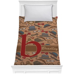 Vintage Hipster Comforter - Twin XL (Personalized)