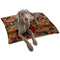 Vintage Hipster Dog Bed - Large LIFESTYLE