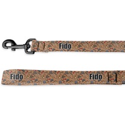 Vintage Hipster Deluxe Dog Leash - 4 ft (Personalized)