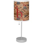 Vintage Hipster 7" Drum Lamp with Shade (Personalized)