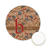 Vintage Hipster Printed Cookie Topper - 2.15" (Personalized)