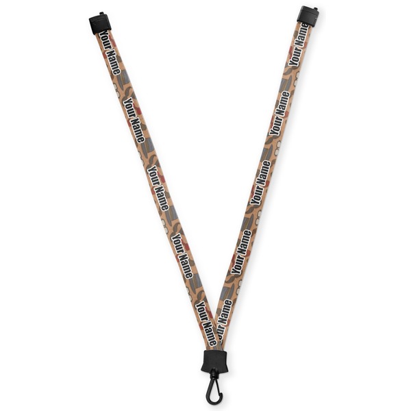 Custom Vintage Hipster Lanyard (Personalized)