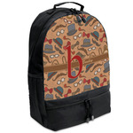 Vintage Hipster Backpacks - Black (Personalized)